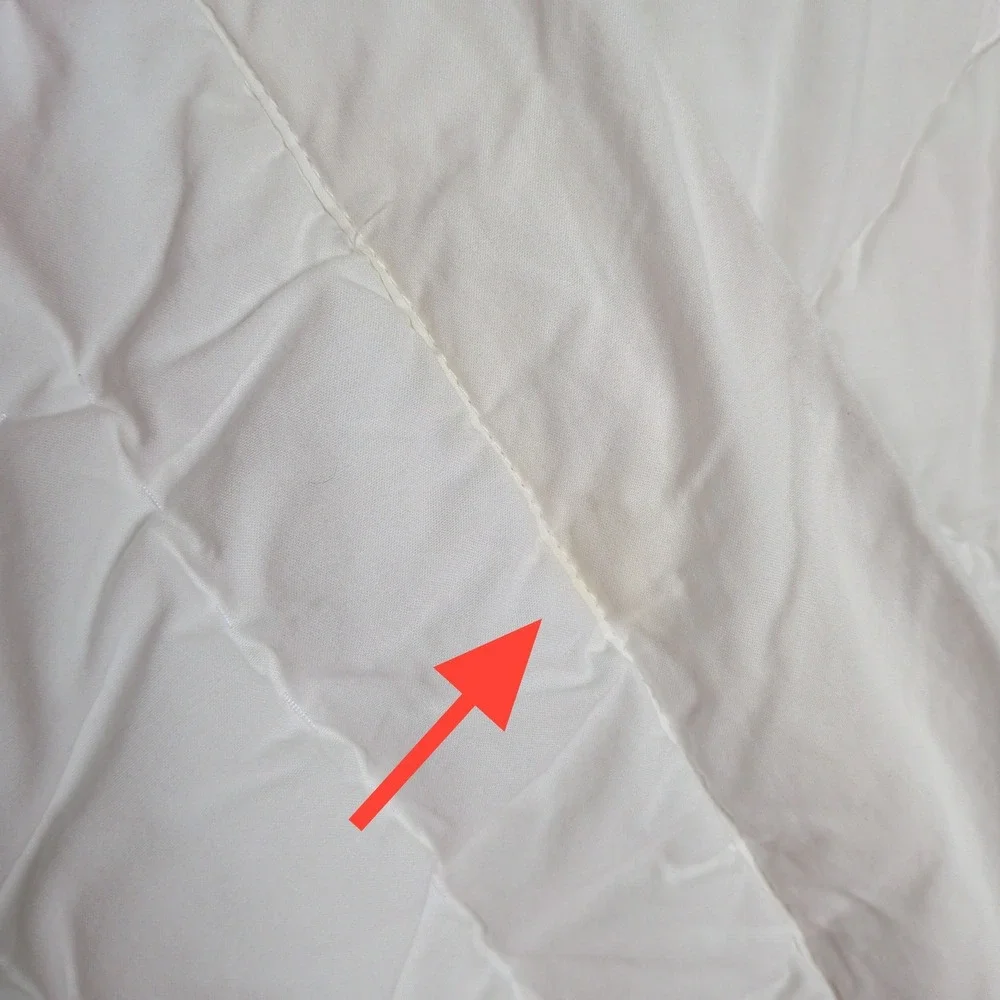 Pottery Barn Kids White Organic Cotton‎ Quilt Navy Blue Stripe 36x52 Nautical